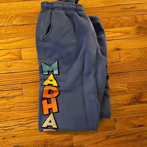 Madhappy x Space Jam Heritage Heavyweight Sweatpants size medium women’s blue - Picture 5 of 5
